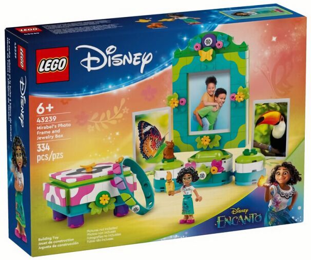 (EU) Конструктор LEGO Disney Энканто: Рамка для фотографий Мирабель и шкатулка для драгоценностей (43239)
