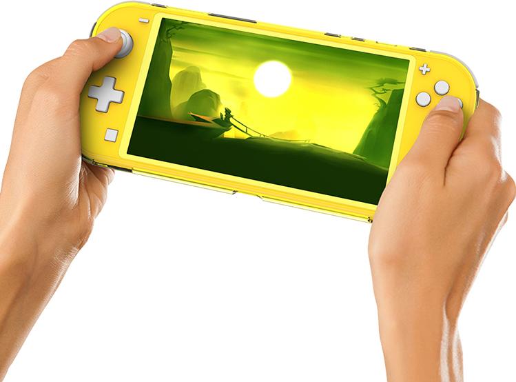 Защитный чехол DOBE для Nintendo Switch Lite (желтый) (TNS-19098)