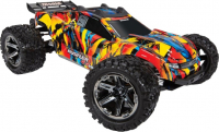 Радиоуправляемая модель трагги Traxxas Rustler 4X4 VX TSM 4WD RTR 1к10 (TRA67076-4-SLFR)