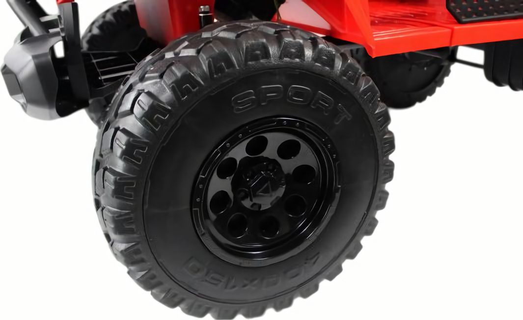 Детский электромобиль Jeep A222AA красный