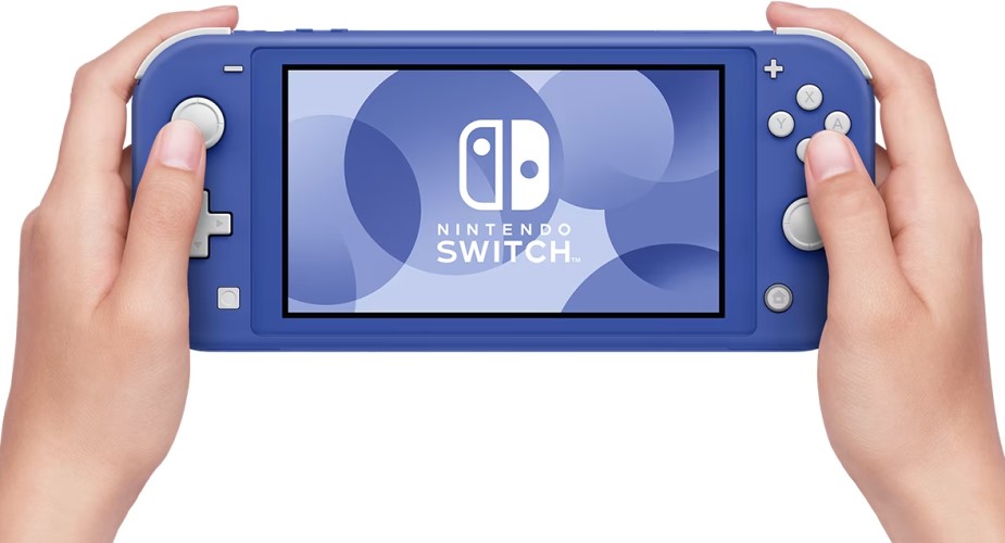 Игровая приставка Nintendo Switch Lite Blue (синий) + Игра Hogwarts Legacy + Игра Ведьмак 3: Дикая охота