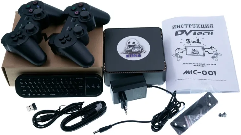 Мультисистемный игровой комплекс 3 в 1 DVTech MIC-001 BK