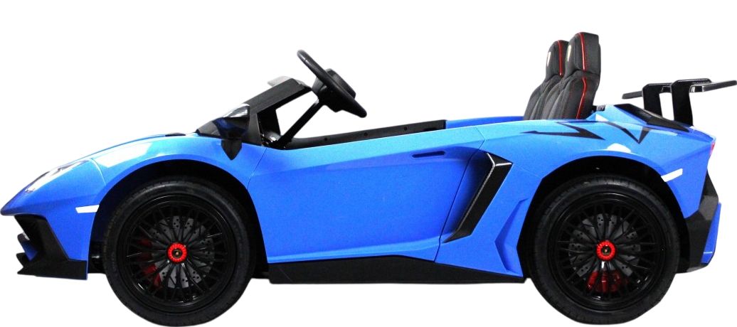 Детский электромобиль RiverToys Lamborghini Aventador SV (M777MM) синий