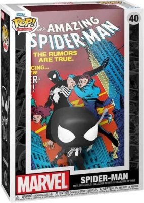 (EU) Фигурка Funko POP! Comic Covers: Spider-Man Black Suit (40)