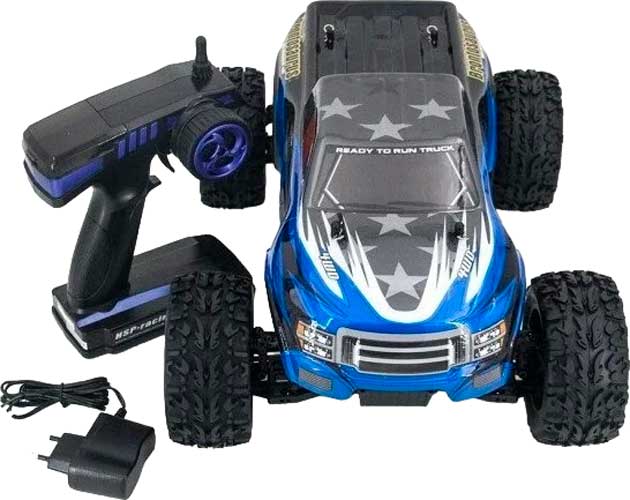 Радиоуправляемая модель HSP Brontosaurus 4WD (1к10) Blue (94111-AA-Blue)