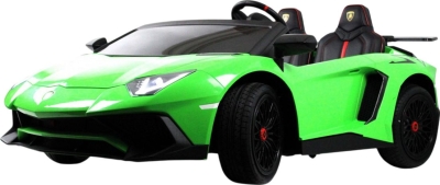 Детский электромобиль RiverToys Lamborghini Aventador SV (M777MM) зеленый