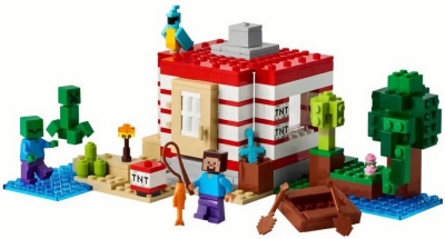 (EU) Конструктор LEGO Minecraft Динамитный дом в джунглях (21275)