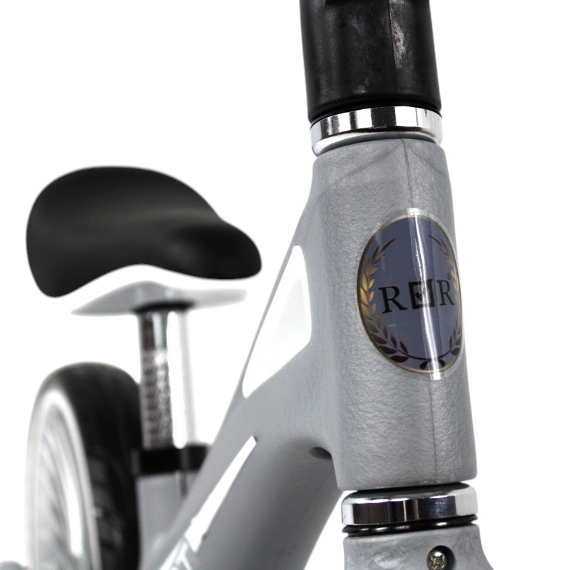 Детский беговел RiverToys (HB-007-12) (серый)