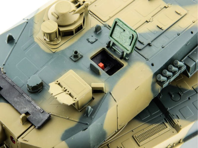 Р/У танк Heng Long 1/24 TYPE 90, стреляет шариками, RTR, 3808