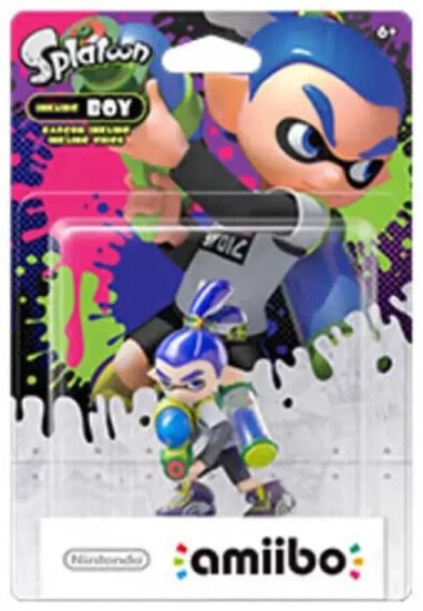 (EU) Интерактивная фигурка amiibo Инклинг-мальчик (Splatoon Collection)