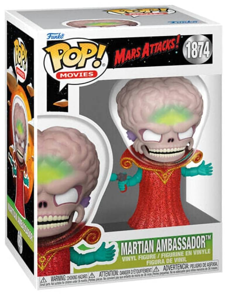 (CN) Фигурка Funko Pop! Movies: Mars Attacks! - Martian Ambassador (1874)