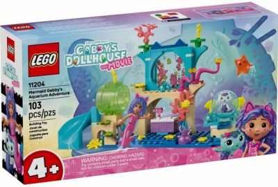 (EU) Конструктор LEGO Gabby's Dollhouse: The Movie Приключения русалочки Гэбби в аквариуме (11204)