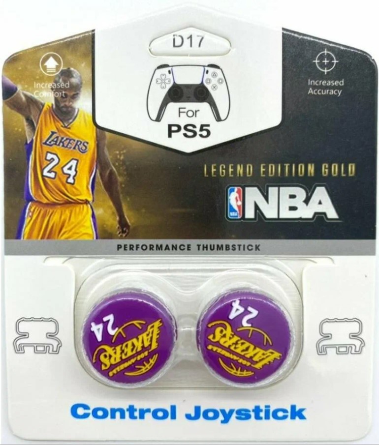 Высокие накладки на стики CQC NBA Lakers для геймпада DualSense