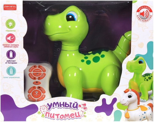 Радиоуправляемый робот Zhorya интерактивный зеленый динозавр (ZYA-A2743-2)