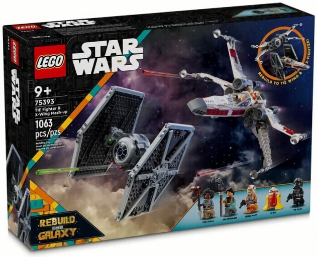 (EU) Конструктор LEGO Star Wars Истребитель и гибрид X-Wing (75393)