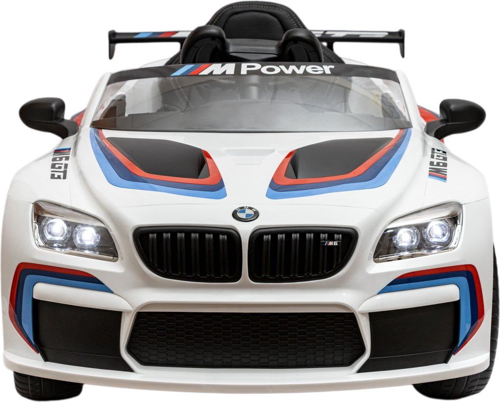 Купить Детский электромобиль ToyLand BMW М6 GT3 белый (6666R Б)