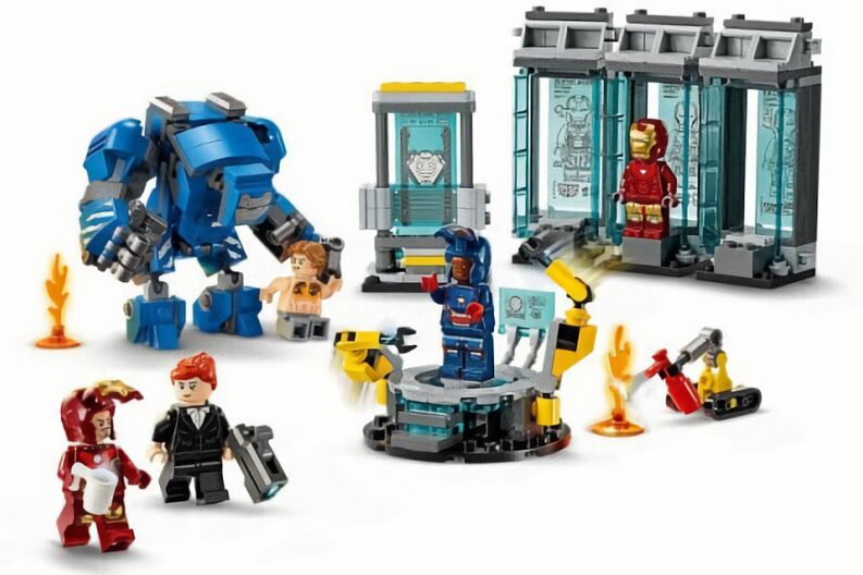 (EU) Конструктор LEGO Marvel Лаборатория Железного человека: Зал Варфрейма (76315)