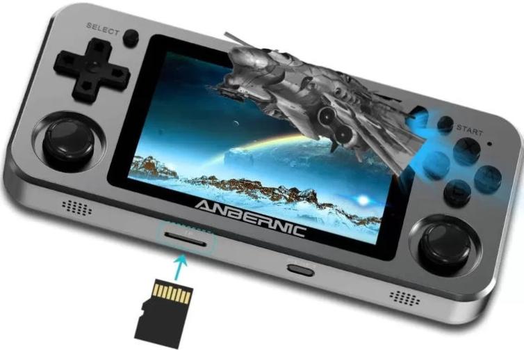 Портативная игровая приставка Anbernic RG 351MP Matt black (чёрный)