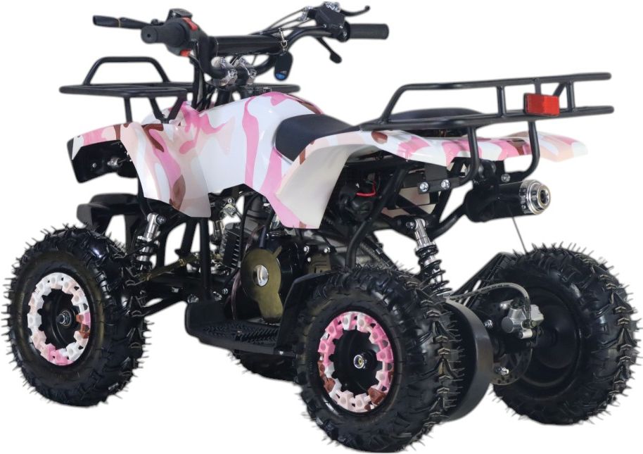 Детский квадроцикл RiverToys (TIGER-PINK-CAMOUFLAGE) розовый камуфляж