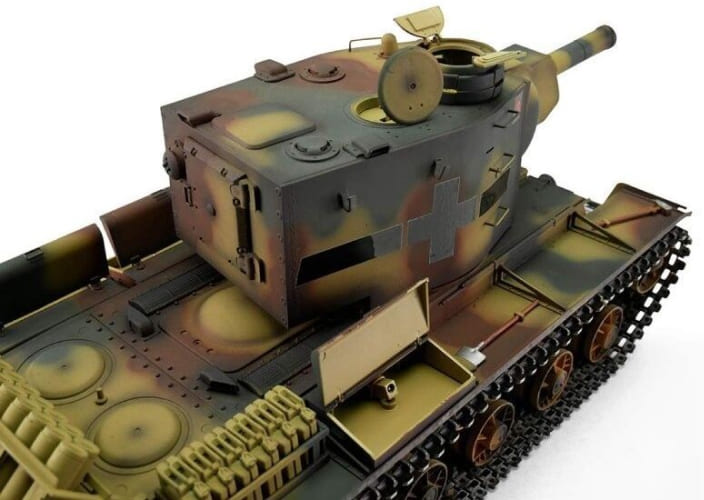 Радиоуправляемый танк Torro KV-2 1/16 ВВ-пушка, дым, зеленый V3.0 2.4G RTR, TR11708-CA-3.0