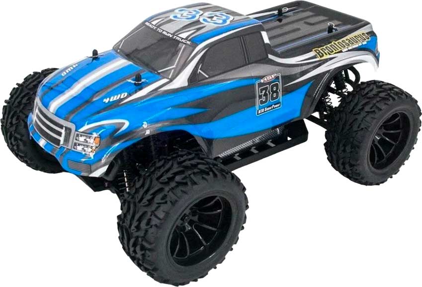 Радиоуправляемая модель HSP Electric Off-Road Car 4WD (1к10) синяя (94111-NC111-BL)