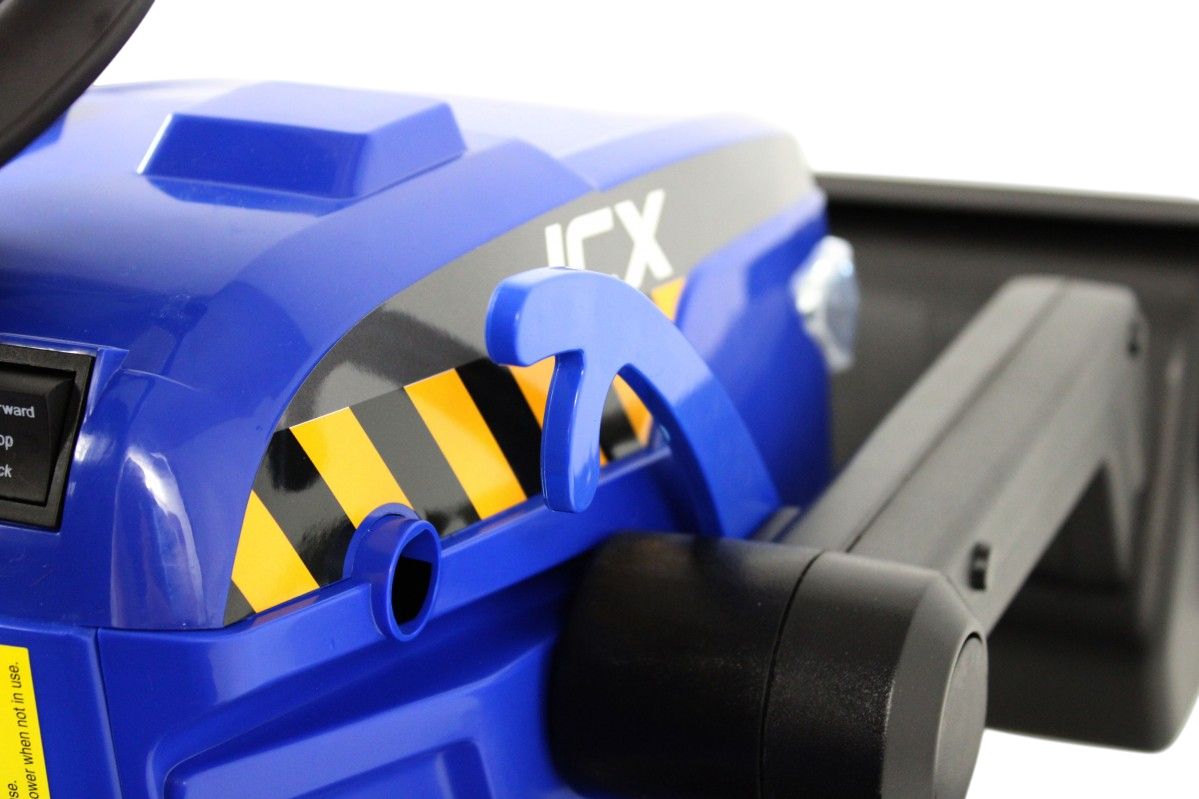 Детский электромобиль RiverToys трактор-погрузчик T333TT синий