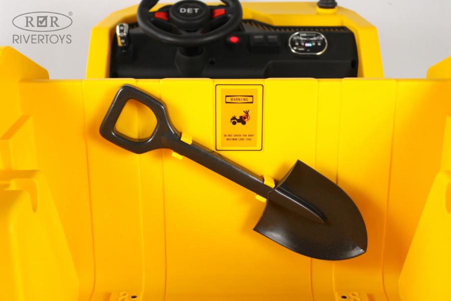 Детский электромобиль RiverToys K111AM жёлтый