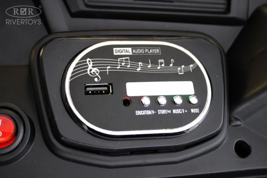 Детский электромобиль RiverToys K777AM синий