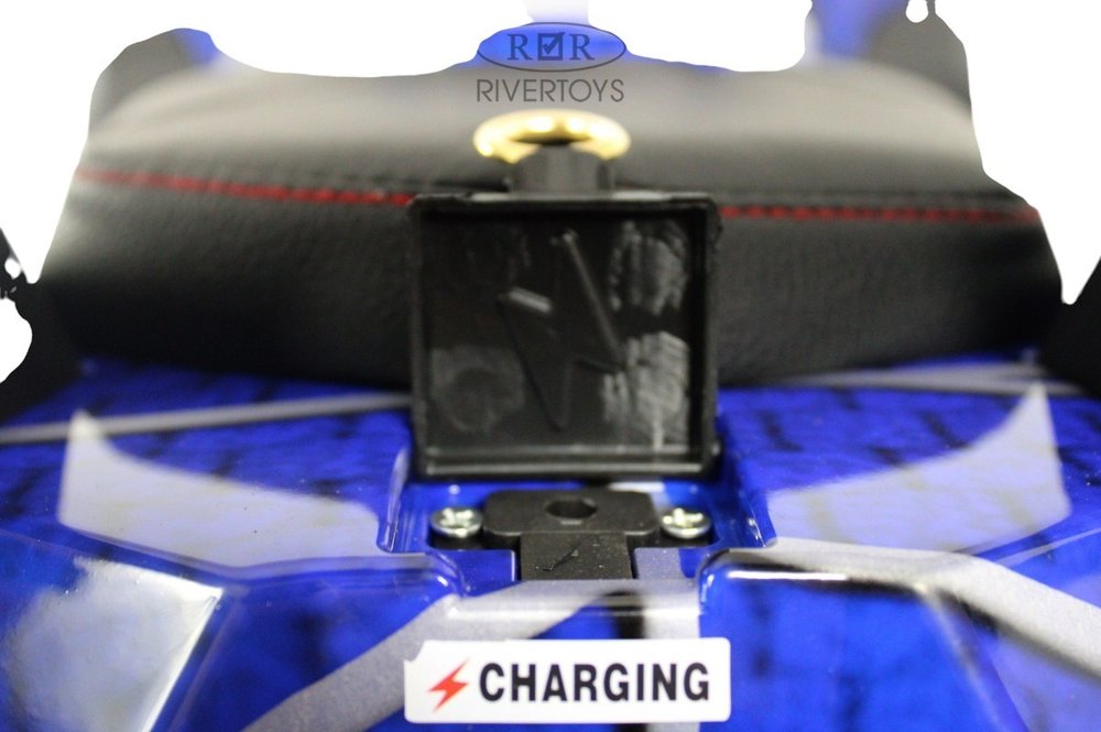 Детский электромобиль RiverToys (Z999VO) (синий спайдер)