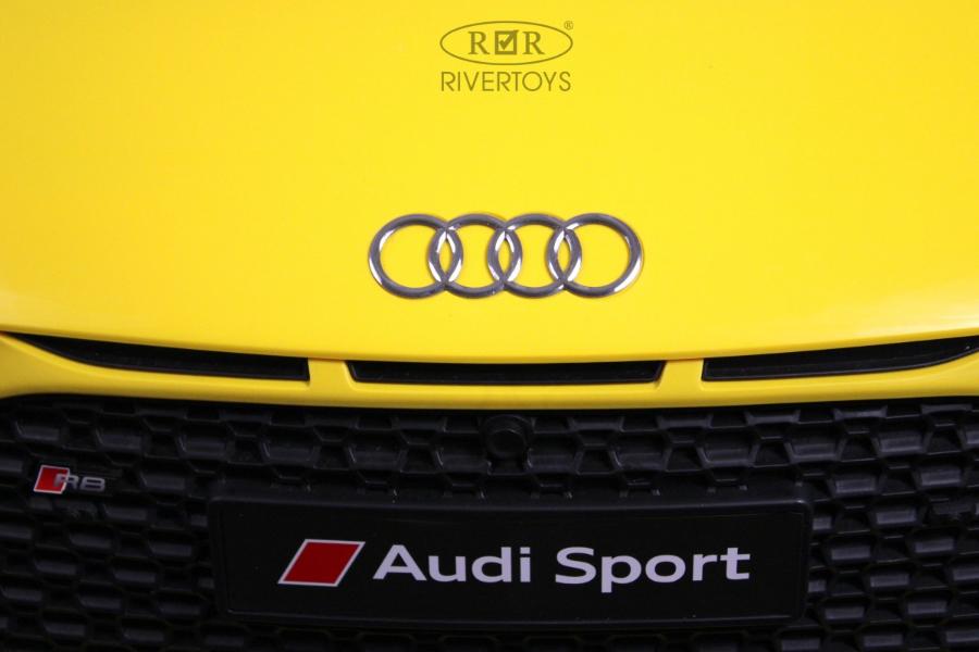 Детский электромобиль RiverToys AUDI R8 (M333MM) желтый