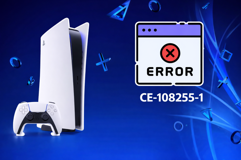 Ошибка CE-108255-1 на PS5: что означает и как понять — виновата игра или консоль