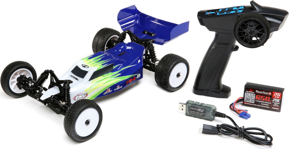 Радиоуправляемая модель багги Losi Mini-B RTR 2WD 1к16 (LOS01016T1)