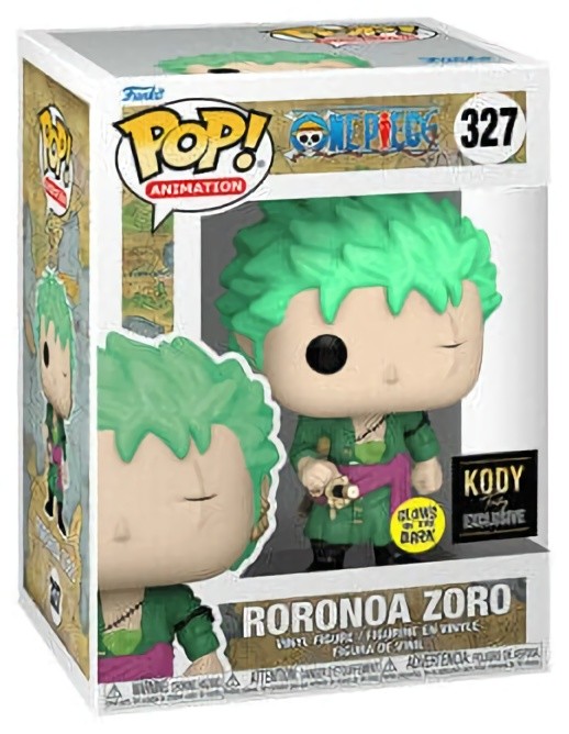(CN) Фигурка Funko Pop! Animation: One Piece - Roronoa Zoro (Glow-In-The-Dark) (327)