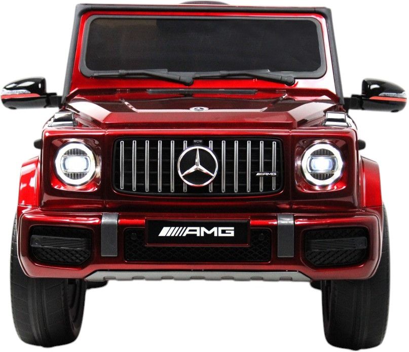 Детский электромобиль RiverToys Mercedes-Benz G63 (Mercedes-AMG-G63-K999KK-CHERRY-GLANEC) вишневый глянец