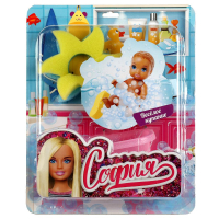 Аксессуары для кукол 29 см комплект акс для Софии, ванна, блист КАРАПУЗ в кор.36шт AC20-S-BB