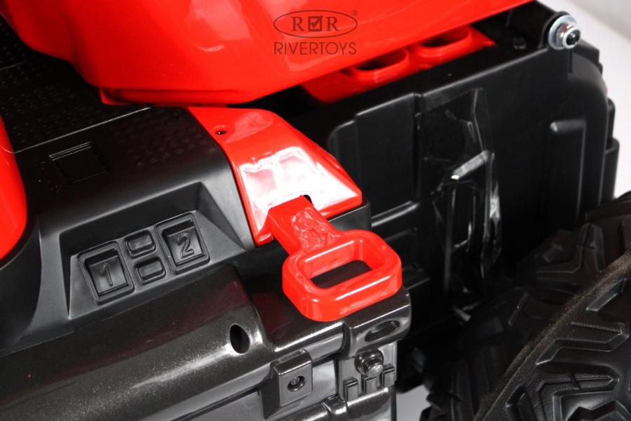 Детский электромобиль RiverToys K777AM красный