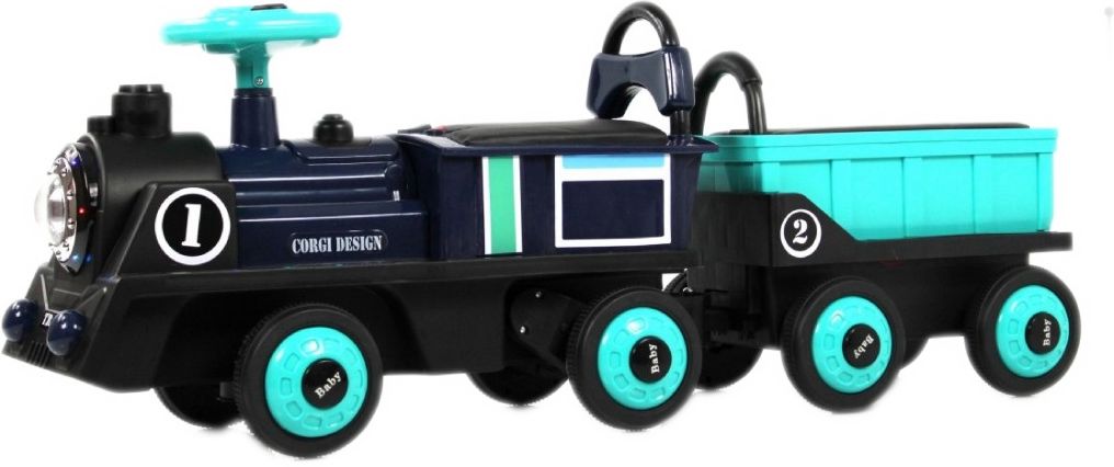 Детский электромобиль RiverToys K008AM синий