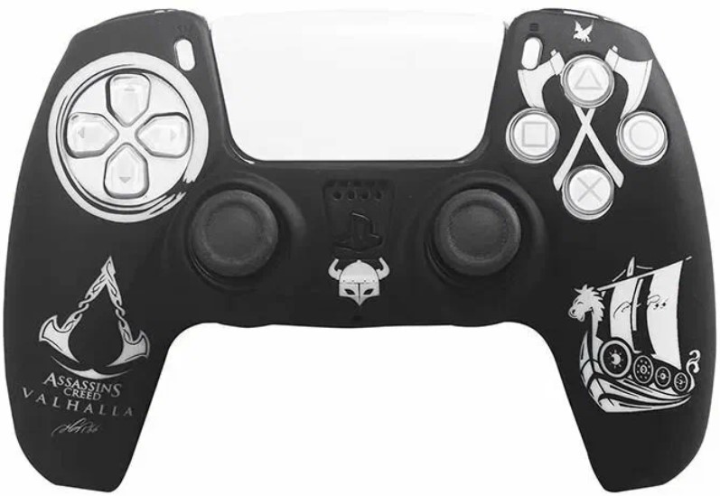 Силиконовый чехол для геймпада Sony DualSense Assassin’s Creed Valhalla + 2 накладки на стики