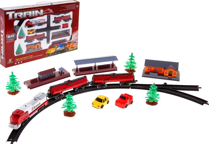 Железная дорога Fenfa Классический поезд с ж/д станцией 4,3 м (1638C)