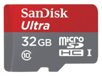 Карта памяти MicroSD 32Gb Sandisk Class 10 Ultra Android + адаптер