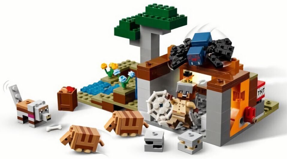 (EU) Конструктор LEGO Minecraft Экспедиция в шахту броненосцев (21269)