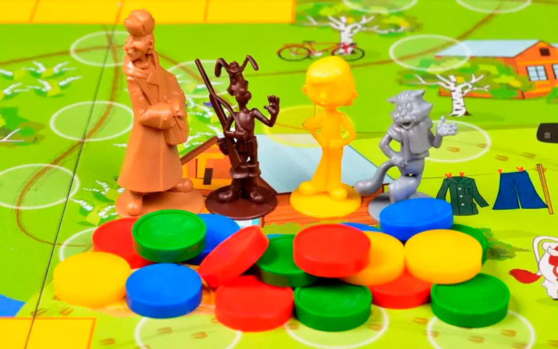 Настольная игра ZVEZDA Простоквашино: Читаем по слогам (Обучающая)(ZV-8696)