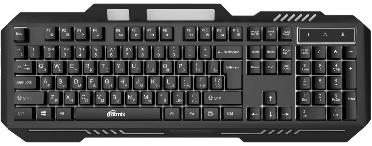 Клавиатура Ritmix RKB-221BL