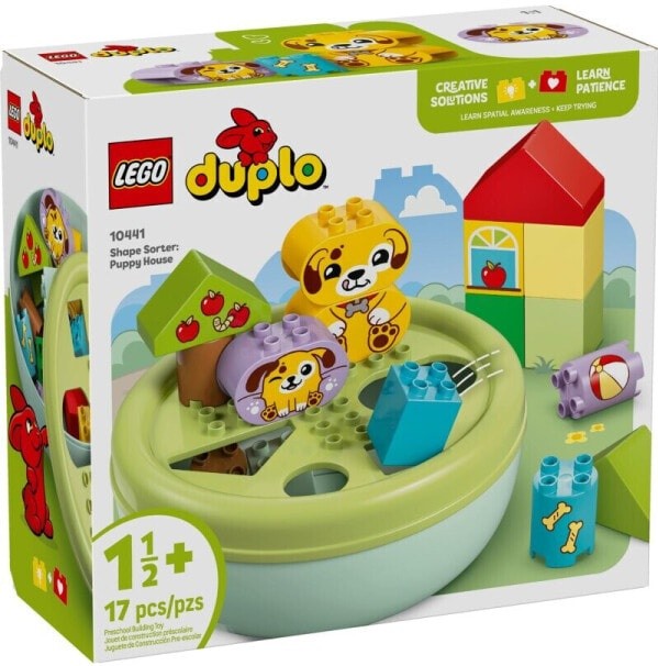 (EU) Конструктор LEGO Duplo Сортировщик фигур: Домик для щенков (10441)