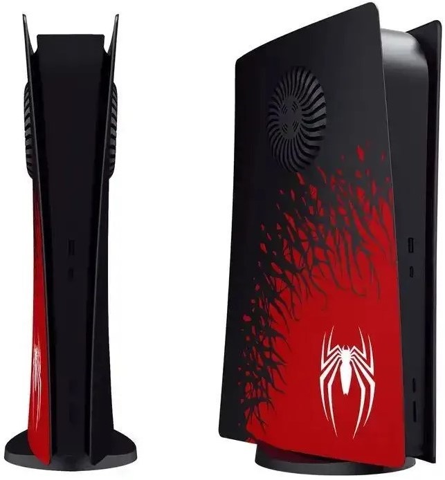Боковые сменные панели для PS5 с открытым вентилятором (Spider-Man 2)