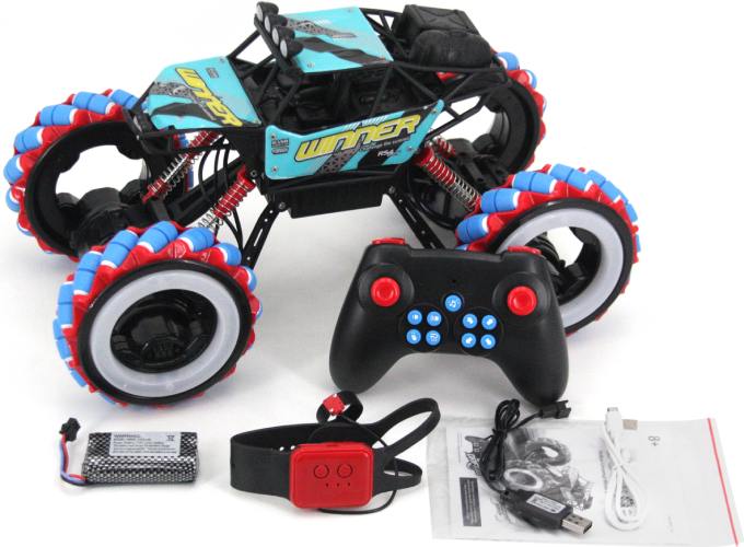 Радиоуправляемая модель Yearoo краулер (часы + пульт, 1к10) синий (339-1A-BLUE)