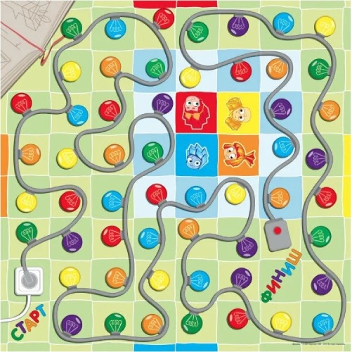 Настольная игра ZVEZDA Фиксики: Гирлянда (ZV-8929)