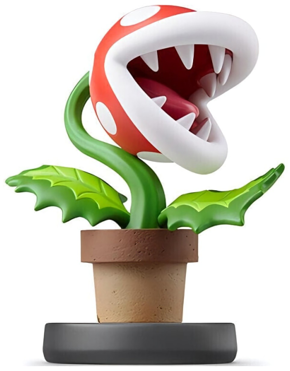 (CN) Интерактивная фигурка amiibo Растение-пиранья (The Super Smash Bros. Collection)