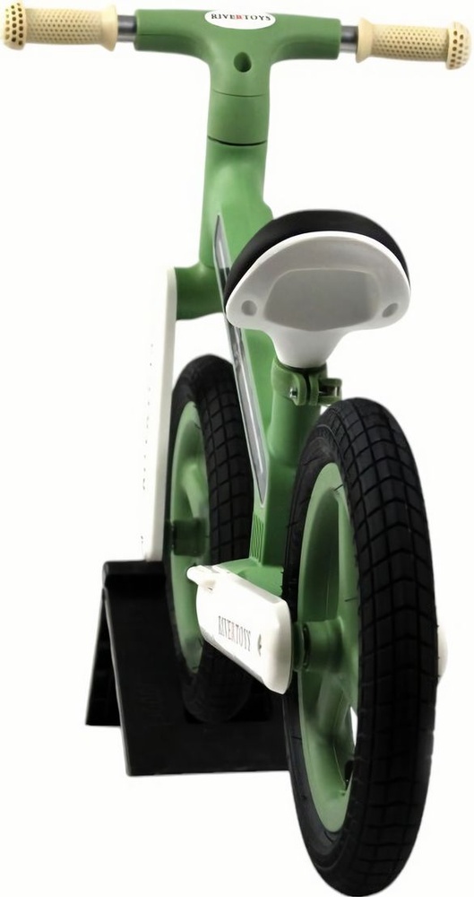 Детский беговел RiverToys (HB-002) (зеленый)