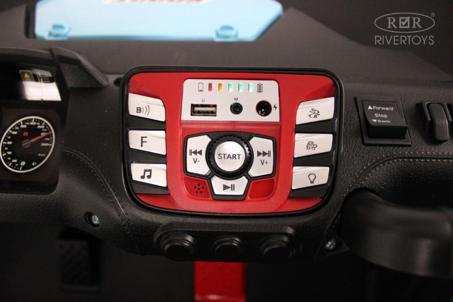 Детский электромобиль RiverToys P555PP голубой